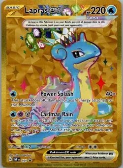 Lapras ex 164 Promo Scarlet & Violet Pokemon Near Mint - Image 1