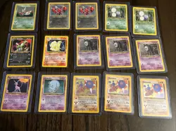 Pokemon Vintage Rare/Holo Lot Of 15 - Image 1