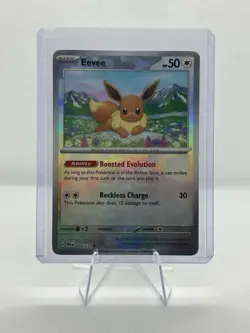 Pokemon Eevee 074/131 Sv: Prismatic Evolutions Reverse Holo Master Ball - Image 1