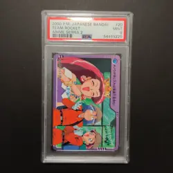 Pokemon Carddass Bandai Anime Collection Team Rocket #20 Series 2 PSA 9 Vending - Image 1