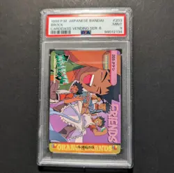Brock Pokemon Carddass Bandai Anime Collection Vending PSA 9 #203 - Image 1