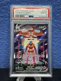 2023 Pokemon SWSH Crown Zenith #GG45 FA Deoxys VMAX PSA 10 Gem Mint - Image 1