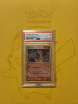 2007 Pokemon Ex Power Keepers Charizard Reverse Holo #6 PSA 8 - Image 1