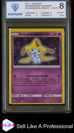 SCHIMMERNDES JIRACHI POKEMON 42/73 2017 SCHIMMERNDE LEGENDEN DEUTSCH DGS 8 - Image 1