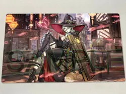 Yugioh Diabellstar the Black Witch Playmat TCG CCG Mat Rubber Mousepad Free Bag - Image 1