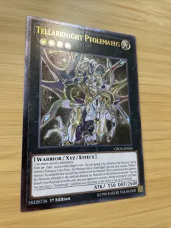YUGIOH TELLARKNIGHT PTOLEMAEUS CROS-EN050 1ST ULTIMATE NM - Image 2
