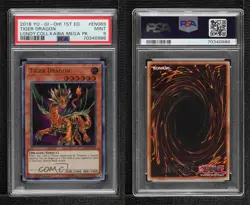 Tiger Dragon Ultra Rare 1st Ed. YuGiOh Legendary Collection Kaiba PSA 9 MINT - Image 3