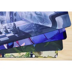 Yugioh Destiny HERO Plasma Playmat TCG CCG Mat Rubber Gaming Mousepad Free Bag - Image 5