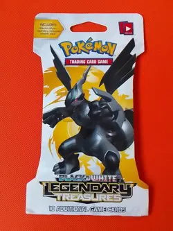 Pokemon TCG Black and White Legendary Treasures Sleeved Booster Pack Sealed - Image 1