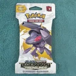 Pokemon Black And White Legendary Treasures Sleeved Pack Genesect Art 2013 Mint - Image 1