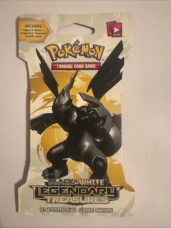 Pokemon Legendary Treasures Black & White Sleeved Booster Pack Factory Sealed - Image 1
