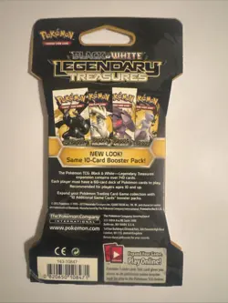 Pokemon Legendary Treasures Black & White Sleeved Booster Pack Factory Sealed - Image 3