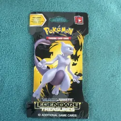 Pokemon Black And White Legendary Treasures Sleeved Pack Mewtwo Art 2013 - Image 1
