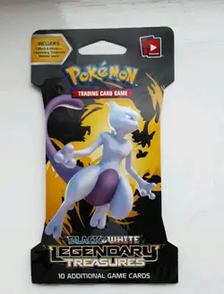 Brand New Pokemon Black & White Legendary Treasures Sleeved Booster Pack - Image 1