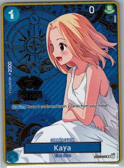 Kaya (One Piece Japanese Version 2nd Anniversary Set) OP03-044 English - NM - Image 1