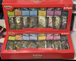 2x Lot Pokemon Prismatic Evolutions Costco 8 Mini-Tin Bundle w/Promo SEALED - Image 1