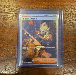 Pokemon : TCG Boss's Orders 265/193 SIR, Paldea Evolved Sv02, NM Condition - Image 1
