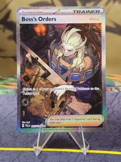 Pokemon TCG Boss's Orders SIR SV02: Paldea Evolved 265/193 NM- - Image 1