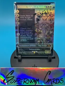 Summon: Knights of Round (Borderless) MTG Final Fantasy Foil 0359 - Image 1