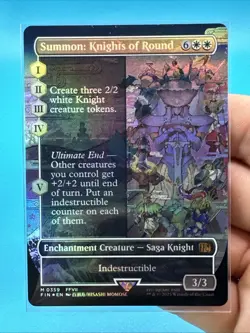 Summon: Knights of Round (Borderless) MTG Final Fantasy Foil 0359 - Image 2
