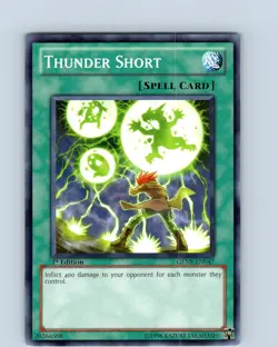 Yu-Gi-Oh TCG Thunder Short GENF-EN047 1st Edition Common Card NM - Image 1