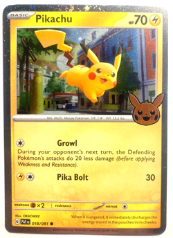 Pokemon Picachu! Cosmos Holo + FREE extra Rare card! - Image 1