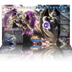 Digimon Playmat Beelzemon Beelstar DTCG CCG Trading Card Game Pad + Bag - Image 1