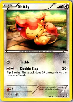 Skitty 113/149 Common Boundaries Crossed LP Pokemon Card - Image 1