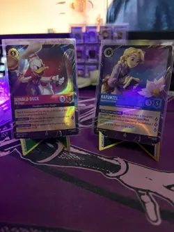 Disney Lorcana Magical Places Rapunzel Donald Duck EPCOT Promo Cards - Image 5