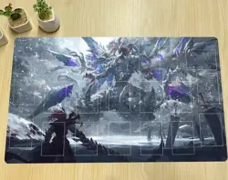 Mirrorjade The Iceblade Dragon YuGiOh Duel Mat TCG CCG Trading Card Playmat - Image 2