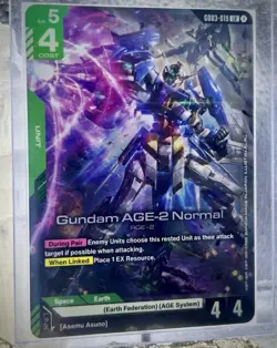 Gundam Age-2 Normal (LR) GD03-019 Near Mint Gundam Card Game English - Image 1