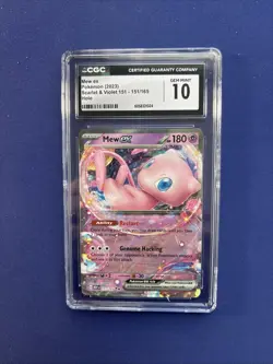 Pokemon Card 151 - sv2a Mew ex 151/165 Japanese CGC Gem Mint 10 Holo Bubble Mew - Image 1