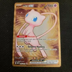 Pokemon 151 Ultra Premium Collection Mew Gold METAL Promo UPC Card - Image 1