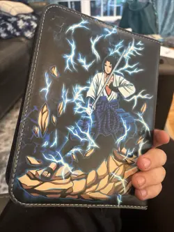 Binder with Naruto and demon slayer cards Good cards in both sets we take offers - Image 2