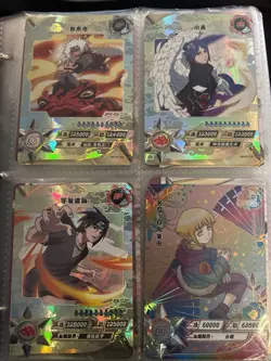 Binder with Naruto and demon slayer cards Good cards in both sets we take offers - Image 3