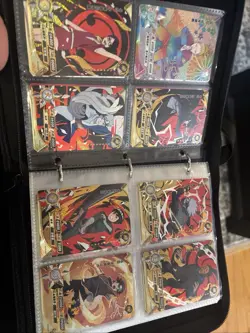 Binder with Naruto and demon slayer cards Good cards in both sets we take offers - Image 4