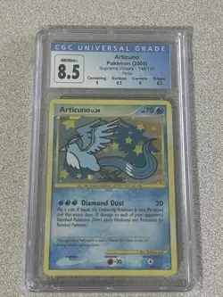 2009 Pokemon Supreme Victors Articuno 148/147 CGC 8.5 NM/Mint+ - Image 1
