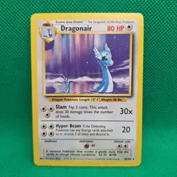 Dragonair 18/102 Base Set Unlimited Pokemon TCG Non-Holo Rare WOTC NM - VLP - Image 1