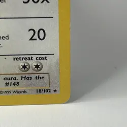 Dragonair Base Set 18/102 Rare Unlimited Non Holo 1999 WOTC MP Pokemon TCG - Image 4