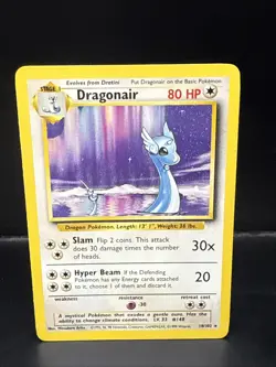 Pokemon TCG WOTC Base Set Dragonair 18/102 Non Holo Rare Unlimited A - Image 1
