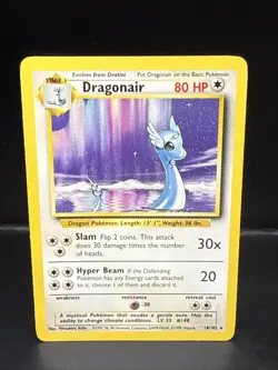 Pokemon TCG WOTC Base Set Dragonair 18/102 Non Holo Rare Unlimited - Image 1