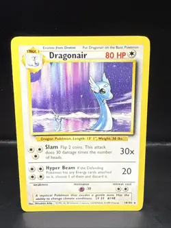 Pokemon TCG WOTC Base Set Dragonair 18/102 Non Holo Rare Unlimited - Image 2