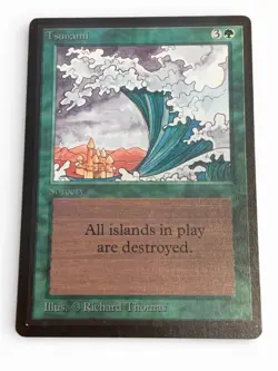 1993 Magic: The Gathering - Beta - TSUNAMI - Vintage MTG - EX/NM - Image 1