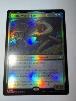 Koma, World-Eater [New, Near Mint] *Foil* {Foundations MTG} - Image 1