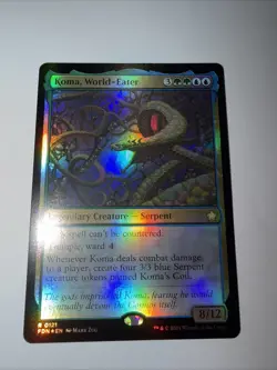 Koma, World-Eater [New, Near Mint] *Foil* {Foundations MTG} - Image 3