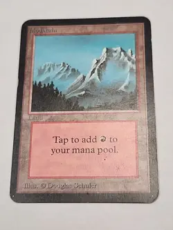 Mountain (B) Alpha MP MTG Magic - Image 1