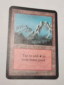 Mountain (B) Alpha MP MTG Magic - Image 2