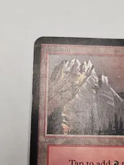 Mountain (A) Alpha MP MTG Magic - Image 3