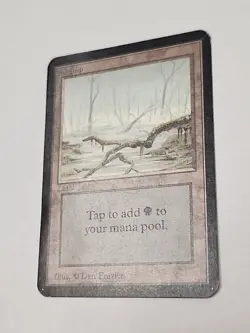 Swamp (A) Alpha HP MTG Magic (Warped) - Image 2
