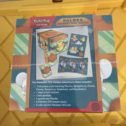 Pokemon TCG: Paldea Adventure Chest Box Brand New Factory Sealed. Pikachu promo - Image 3